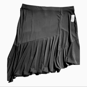 NWT PLUS Simply Emma Black Stretch Waist Slip On Skirt Size 3X
